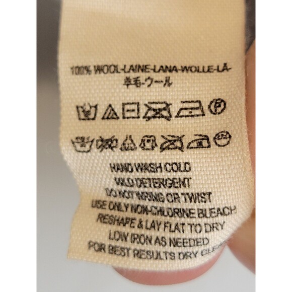 Free People Sidewinder Wool Waffle Knit Pullover Sweater Womens Large Oatmeal - Picture 7 of 8